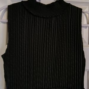 NWOT Nanette Lepore Pleated Black Dress Sz 6